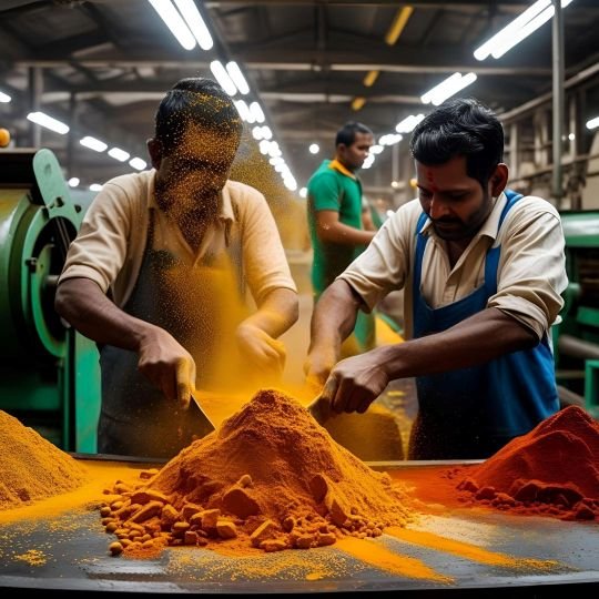 Haldi Dhaniya Chilli Manufacturing Process
